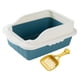 thumbnail image 4 of Bandeja De Arena Para Mascotas Con Pala Kitty Animales Peque?os Caja De Arena Para Gatos Con Parte Superior Abierta Azul S 27x18x15CM, 4 of 5