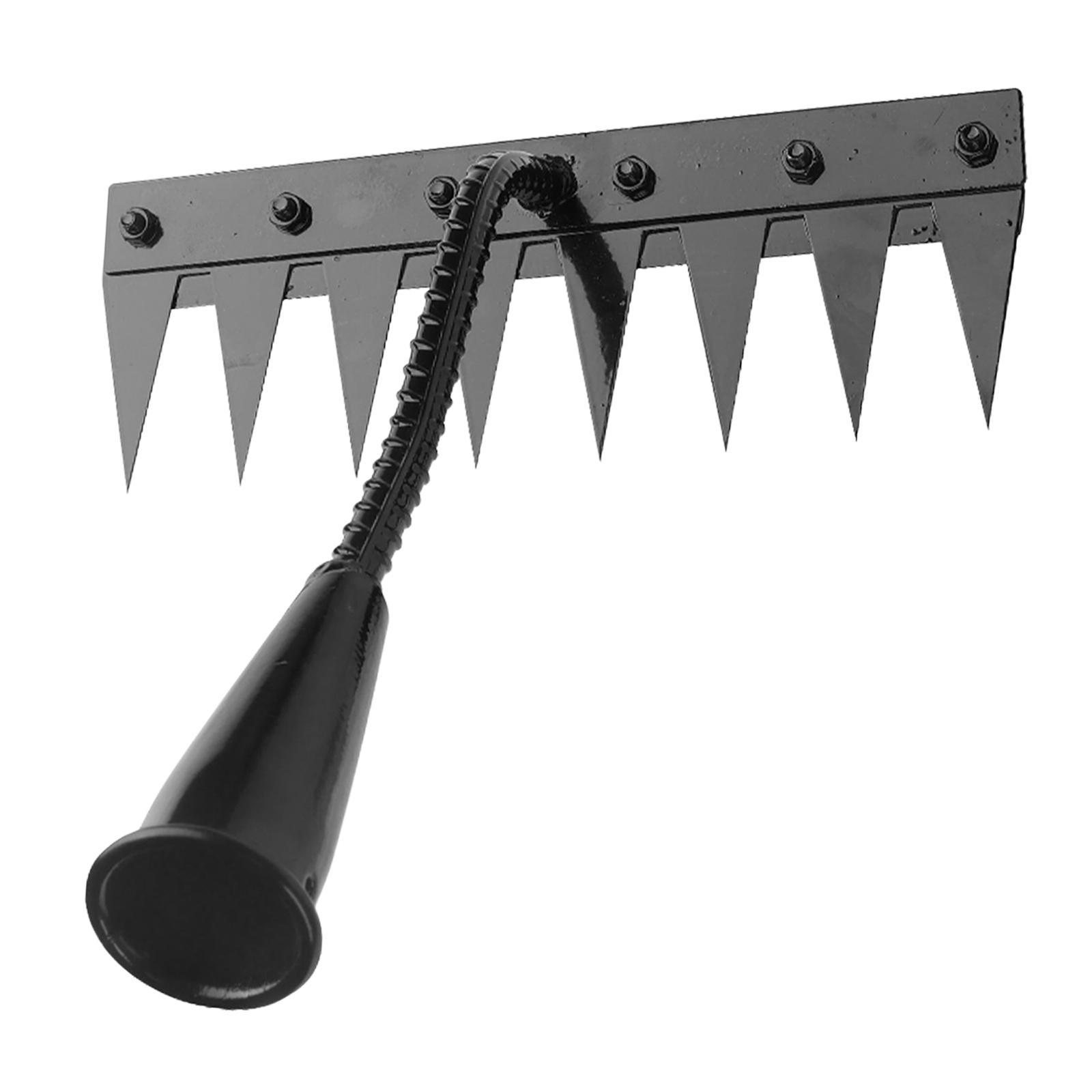 Magideal - Rastrillo Para Desmalezar Hierba De Jardín , 8 Dientes 8 Consejos