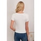 thumbnail image 3 of Polera Mujer Manga Corta Acanalada Tiritas 3394, 3 of 3