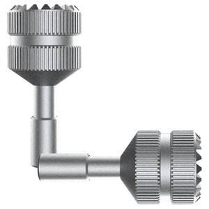 Magideal - 2X Extensión Del Mando , Mando Thumb Rocker Para Piezas De Repuesto , Plata