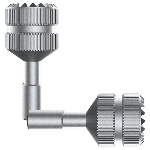 Magideal - 2X Extensión Del Mando , Mando Thumb Rocker Para Piezas De Repuesto , Plata