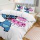 thumbnail image 2 of Happy Birthday Stitch Cake 3 Pieces Duvet Cover Set Full Size Super Soft Fade Resistant Microfiber, 2 of 4