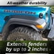 thumbnail image 4 of Fender Flares EZ Flares XL PRO EZ Lip Offroad Universal, 4 of 9