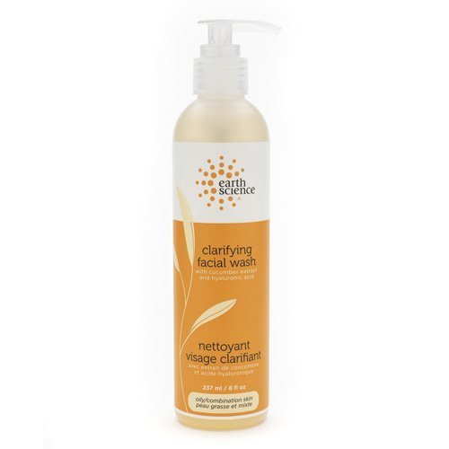 Jabón facial Earth Science Clarifying, 240 ml, sin fragancia