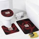 thumbnail image 4 of 28 años después-theme 4-Piece Shower Curtain Set with Rugs, Waterproof Bathroom Decor Set Includes Bath Mat, U-Shaped Rug, Toilet Lid Cover and Curtain with Hooks, 4 of 6