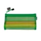 thumbnail image 1 of Estuche Traslúcido Rayado Verde 11X13cm, 1 of 2