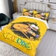 thumbnail image 3 of CatDog Conjunto de sábanas temático, trío de piezas, cómodo y amigable con la piel, diseño único, regalo de decoración para el hogar para familiares, amigos y fans,140cm *210cm, 3 of 6