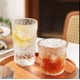 thumbnail image 5 of Vasos altos tipo highball de 10.5 onzas, cristalería texturizada de diseño para agua, cerveza o refrescos. Vajilla moderna y elegante. Vasos para beber de Home Essentials & Beyond. Ideales para agua., 5 of 6