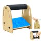 thumbnail image 1 of Reposapiés Arejonner ajustable de 3 niveles con almohadillas de masaje, azul, 1 of 7