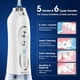 thumbnail image 3 of Irrigador Bucal H2ofloss HF6 Portatil 300ml 5 Modos, 3 of 3