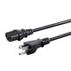 thumbnail image 1 of Cable de alimentación Monoprice NEMA 5-15P a IEC C13 1,2 m 125 V, 1 of 6