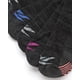 thumbnail image 4 of Pack de 12 calcetines Reebok No Show para mujer, acolchados, atléticos, negros, 4 of 7