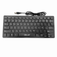 Teclado Usb Ultra Delgado Dblue Dbk2218 Negro