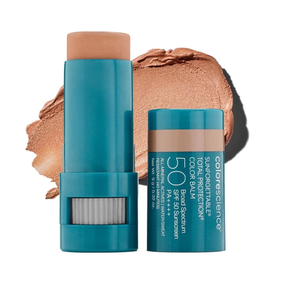 Bálsamo protector solar Colorescience Sunforgettable SPF 50 para mejillas y labios