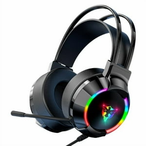 Crusec - Audifonos Con Microfono Gamer Auriculares Diadema Usb Rgb