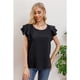 thumbnail image 1 of Polera Mujer Manga Corta Semi Formal Casual Con Volantes 317, 1 of 3