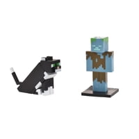 Set 2 Figuras 6 Cms Toppeez Minecraft - Gato