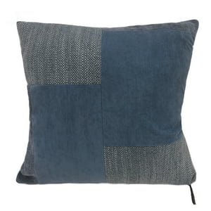 Hebra - Cojin Patchwork Azul 45X45