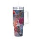 thumbnail image 2 of Calabozos y Dragones Vaso aislado de acero inoxidable con asa, diseño temático, regalo para familia, amigos y fans; incluye pajita y encaja en el portavasos estándar, 40 oz, 2 of 6
