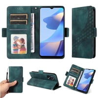 Carcasa Foxdock Oppo A55 5G/4G De Cuero Pu, Diseño Acolchado Clásico, Protección Contra Caídas Y Rayones