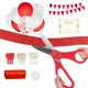 thumbnail image 1 of Tijeras Crutello 51 cm Kit de Corte de Cinta Roja para Ceremonia, 1 of 6