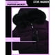 thumbnail image 4 of Abrigo de invierno Steve Madden Puffer, corto, color burdeos, talla XL, para mujer, 4 of 7