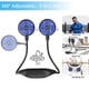 thumbnail image 4 of Ventilador de cuello HandFan 5000 mAh, recargable, 26 horas, portátil, negro, 4 of 7