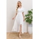 thumbnail image 2 of Vestido Largo Verano Mujer Manga Corta Abertura Botones 328, 2 of 3