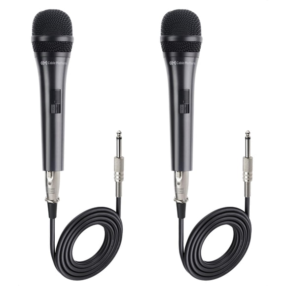 Micrófonos vocales Cable Matters Cardioid Dynamic, paquete de 2