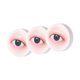 thumbnail image 1 of 3 Esponjas Para Pestañas Para Practicar, Con Forma De Ojo, Para Principiantes, Para Salón De Entrenamiento, Color Marrón Y Negro., 1 of 5