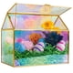 thumbnail image 1 of Centro De Mesa Terrarium De Cristal Iridiscente 25 X 15 X 20 Cm, 1 of 9