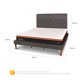 thumbnail image 3 of Cama Europea Curve Bee Comfort King Respaldo Kavery, 3 of 11
