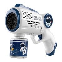 Fliperex - Pistola De Burbujas Automatica Diseño Astronauta Infantil Azul