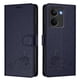 thumbnail image 2 of Funda tipo cartera FOXDOCK para Realme P3 Ultra con soporte, ranuras, RFID, diseño de gato, 2 of 5