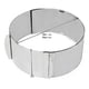 thumbnail image 2 of Molde De Torta Moldes Para Tortas Anillo Redondo Ajustable, 2 of 9