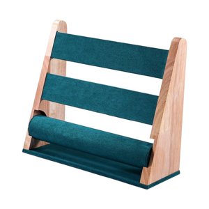 Ioensy - Soporte De Exhibición De Joyería De 3 Capas Con Base Para Arete De Banda Para El Cabello Para Mujer Y Niña