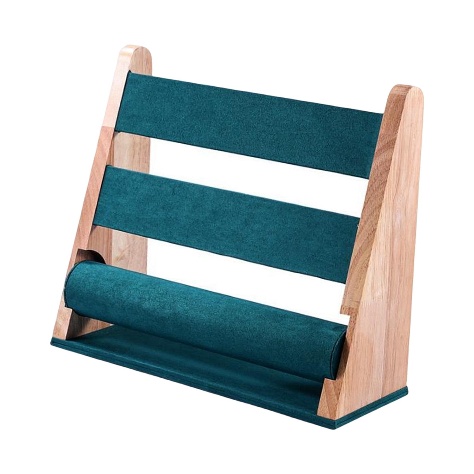 Ioensy - Soporte De Exhibición De Joyería De 3 Capas Con Base Para Arete De Banda Para El Cabello Para Mujer Y Niña