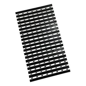 Genérico - Alfombra Baño Ducha Plegable Negra Antideslizante Jhn