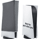 thumbnail image 1 of Funda protectora contra el polvo para PS5, funda protectora impermeable antiarañazos con corte de precisión para la consola PlayStation 5 Digital Edition y Ultra HD Edition-Gris, 1 of 8