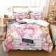 thumbnail image 1 of Cartoon Teddy Bear Bedding Set Kids Bedclothes Decoration Home Textile For Adults Design Bedroom Comforter Set Cute Duvet Cover, 1 of 5