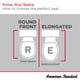 thumbnail image 3 of Asiento de inodoro American Standard 5503A00B.020, cierre lento, blanco, 3 of 6