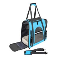 Todo Para El Hogar - Bolso Para Mascota Perro Y Gato Transportador Respirable (Azul)