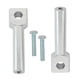 thumbnail image 4 of Kit Elevador Manillar Moto 22 / 25mm Universal Para Motocross Plata 22MM, 4 of 5