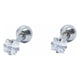 thumbnail image 1 of Aros Puntos Luz Zirconio 3mm Blanco Cuadrado, 1 of 3