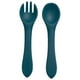 thumbnail image 1 of 2pcs Baby Tableware Set - BPA Free Silicone, Perfect for Toddler Feeding with Spoon and Fork!, 1 of 3