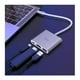 thumbnail image 3 of Adaptador Hoco Tipo C A Hdmi - Usb 3.0 - Pd Hb14 azul, 3 of 4