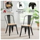 thumbnail image 2 of Silla de Metal con Asiento de Madera Diseño Vintage y Elegante, 2 of 6