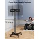 thumbnail image 4 of Soporte para TV Rodante PERLESMITH Portátil de 23 a 62" con Ruedas, 4 of 7