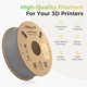 thumbnail image 3 of Filamento para impresora 3D Creality Hyper PLA gris de 2 kg, 3 of 7