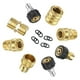 thumbnail image 4 of Adaptador De Lavadora De Alta Presión De 8 Piezas Accesorios De Manguera De Jardín De 3/4 "a Liberación Rápida, 4 of 5